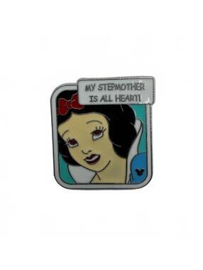 Disney Pin - Snow White - MY STEPMOTHER IS ALL HEART - Princess Quote